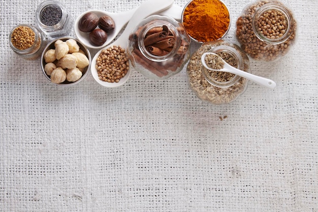 Zestaw przypraw i składników